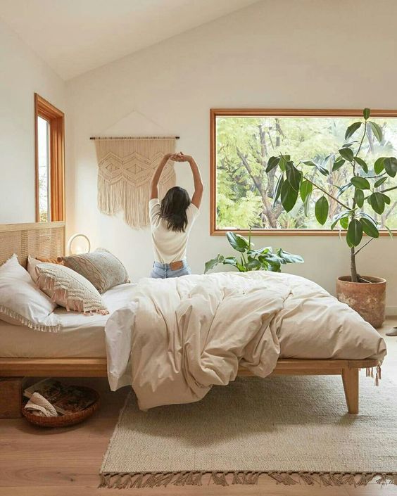 Classic natural bedroom design